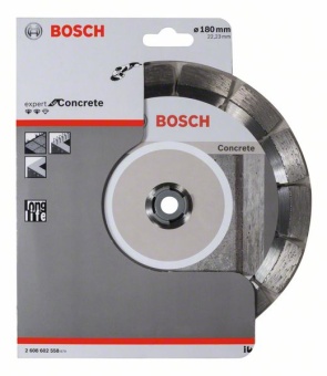 Алмазный отрезной круг Expert for Concrete 180 x 22,23 x 2,4 x 12 mm 2608602558